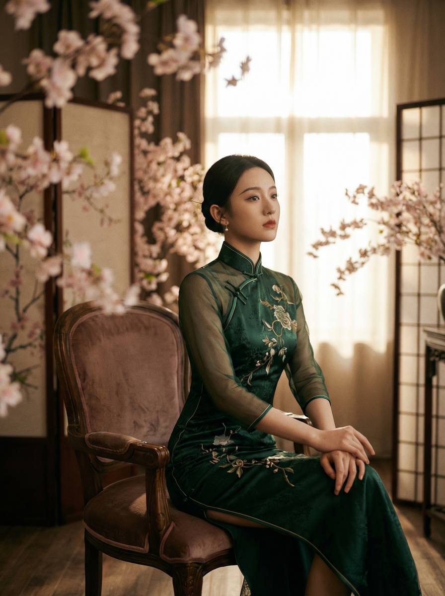 海王旗袍写真视频拍摄记录